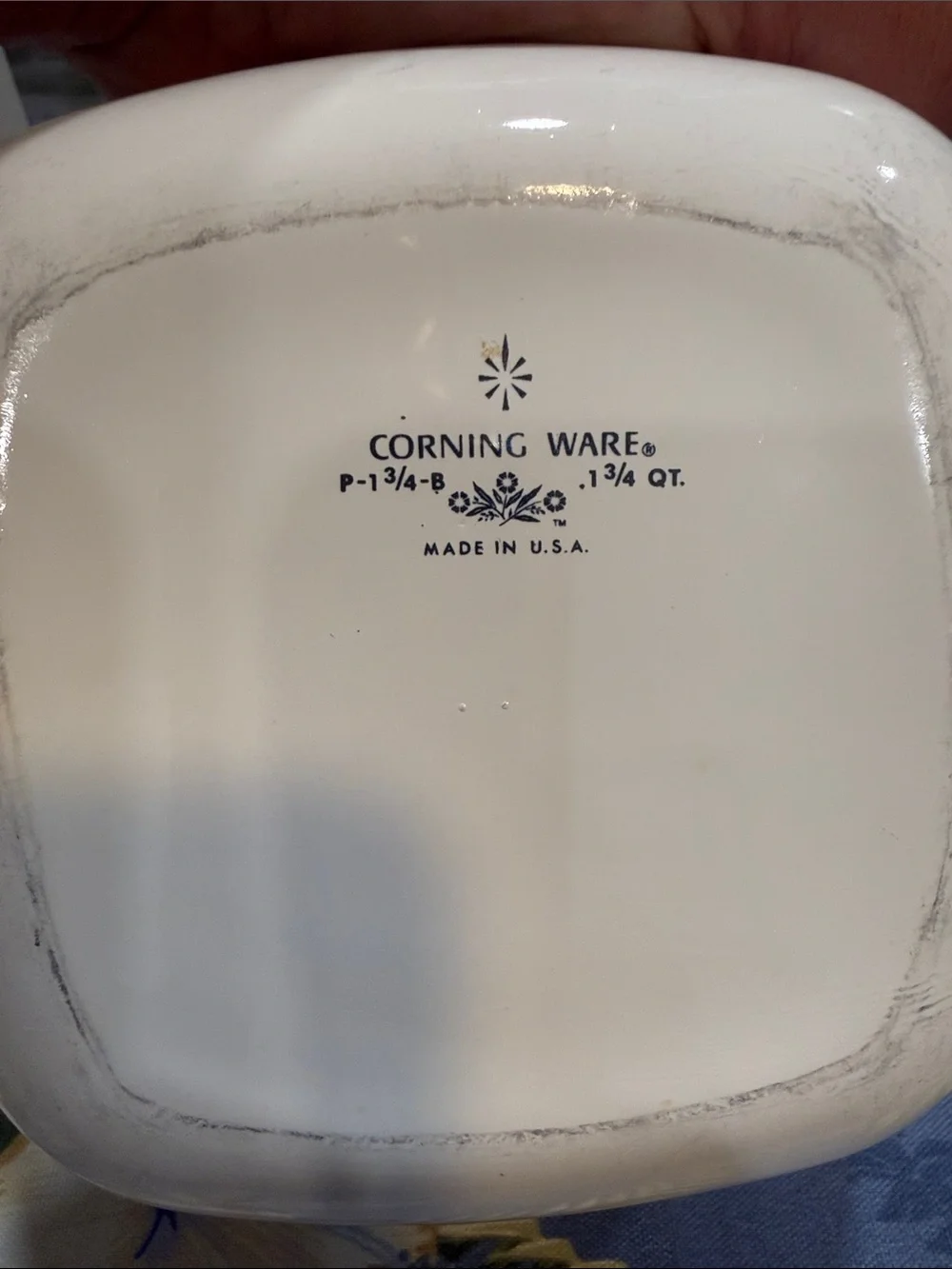 Corningware Blue Cornflower P-1 3/4-B